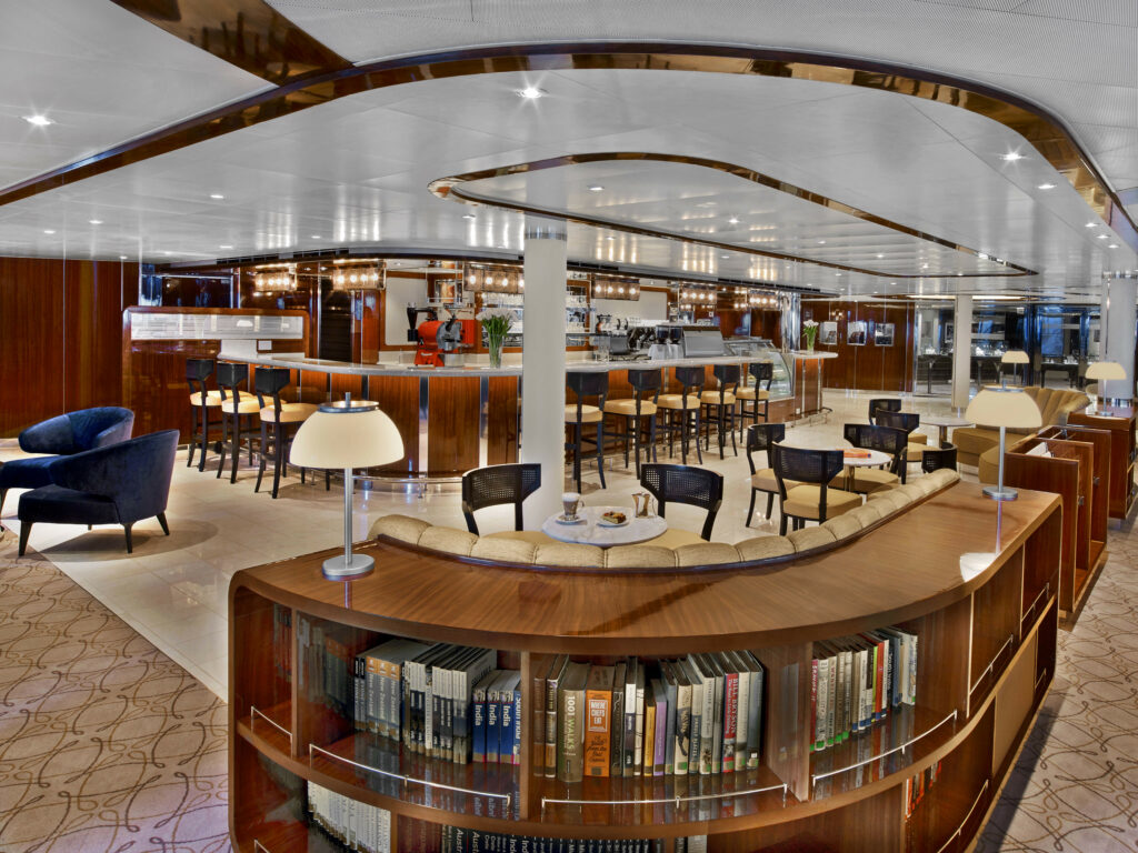 Seabourn Square aboard Seabourn Encore, receiving new culinary upgrades